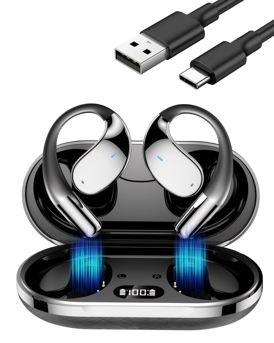 Omgoods - Draadloze Bluetooth Sport Oordopjes met 40 Uur Batterijduur