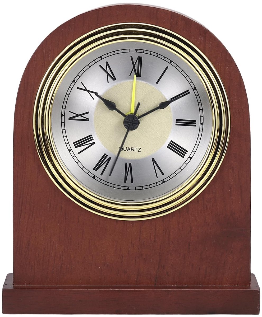 Omgoods - Tafelklok - Vintage Gouden Frame met Zilveren Basis