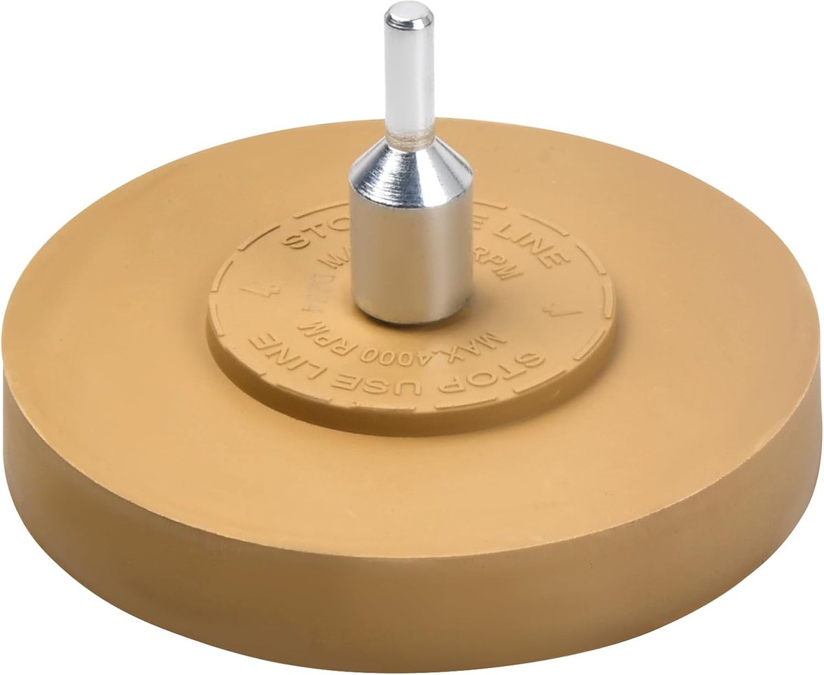 Radierschijvenrubber, Folieradeerdop met adapter voor boormachine, rubberen wisschijf voor het verwijderen van folies en lijmresten op voertuig, auto of motorfiets