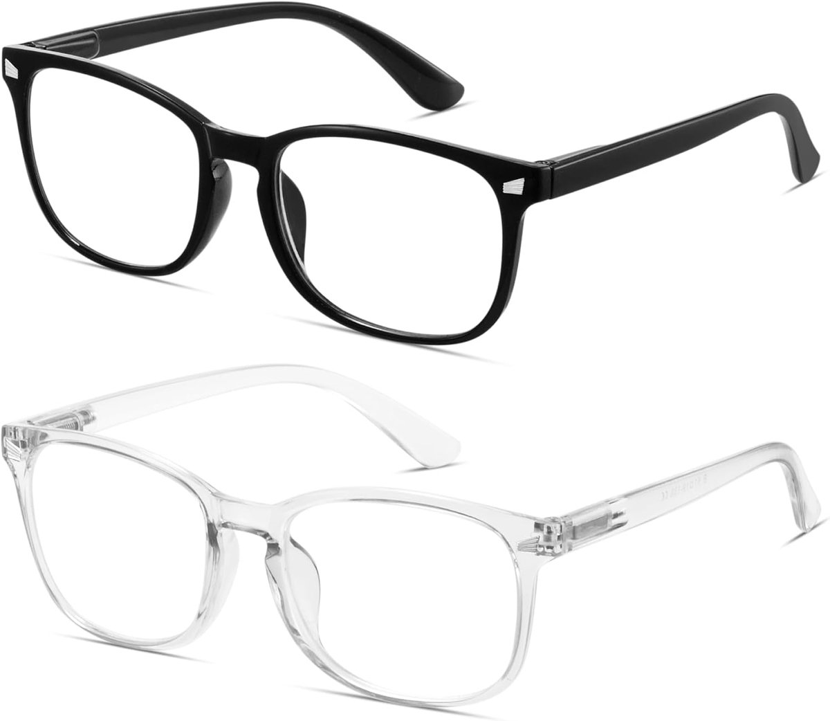 3 Pack Blue Light Blocking Reading Glasses, Anti Headache/Glare/Eye Strain Readers Computer Eyeglasses Women/Men (3 Pack Mix，2.75)