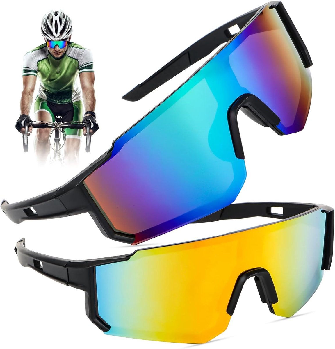 Brillen voor sport en outdoor bescherming UV400-bescherming
