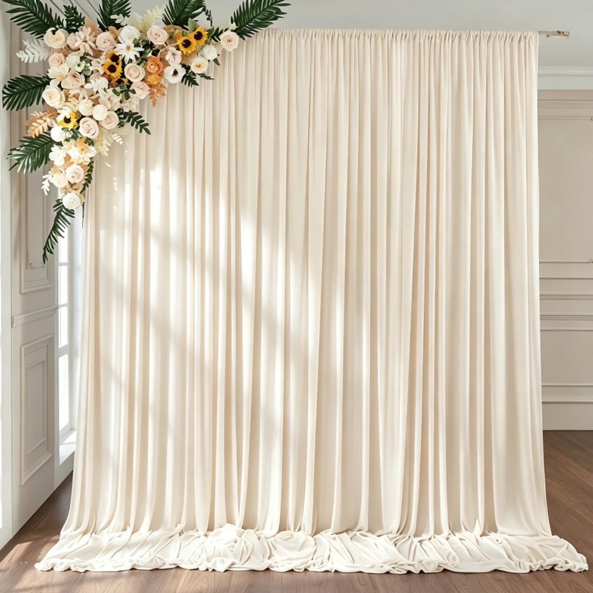 Omgoods - Polyester Achtergrond Gordijnen 1.5x3m voor Feesten