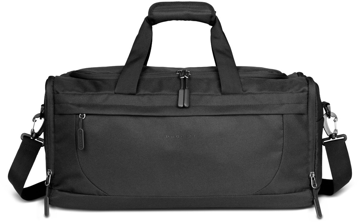 Omgoods - Ruime Zwarte Handbagage Reistas van Slijtvast Polyester