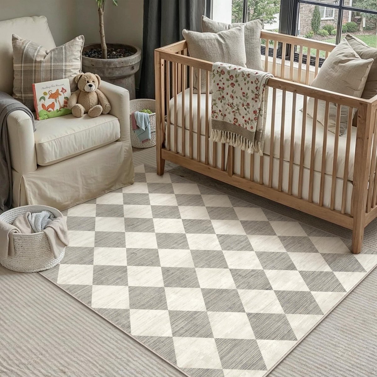 Omgoods - Woonkamer Tapijt 120x170 cm - Modern Geometrisch en Antislip