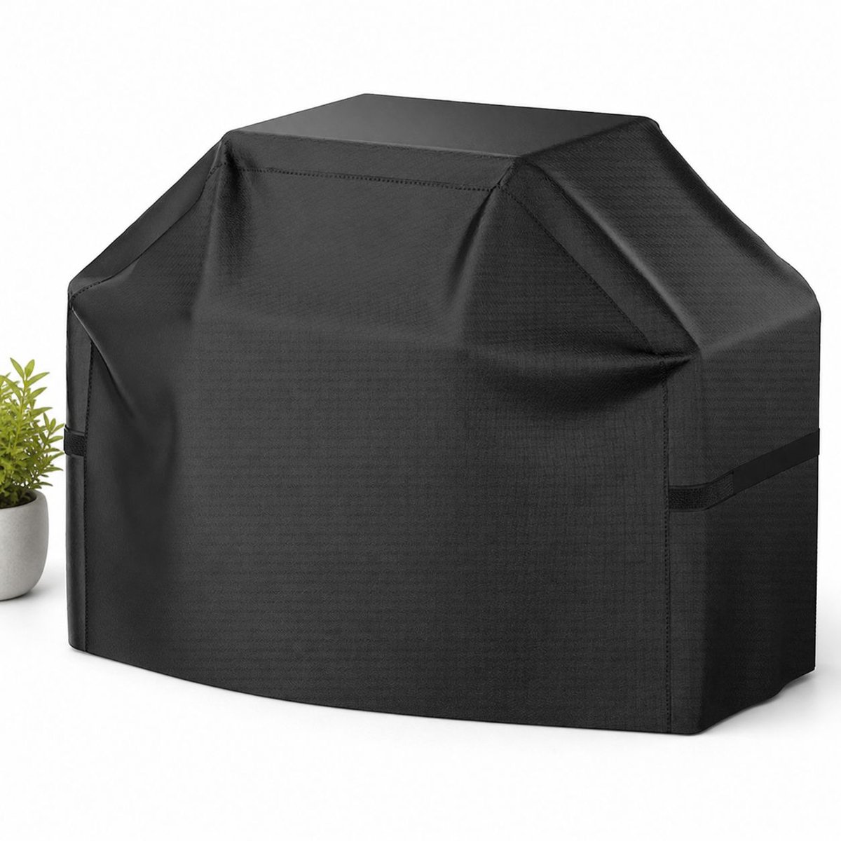 VHV-Tuinmeubelhoes - 76x66x110 cm - Zware Kwaliteit - Waterdichte en UV-Bestendige Beschermhoes voor Tuinstoel en Buitenmeubilair - Zwart