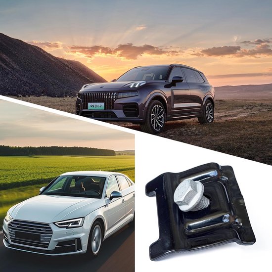 1J0803219 Houder voor accu, 4 stuks, houder voor accu, houder voor accu, met schroef, batterijhouder voor auto, SUV, klemstrip voor autoaccu, 1J0803219 — afbeelding 4