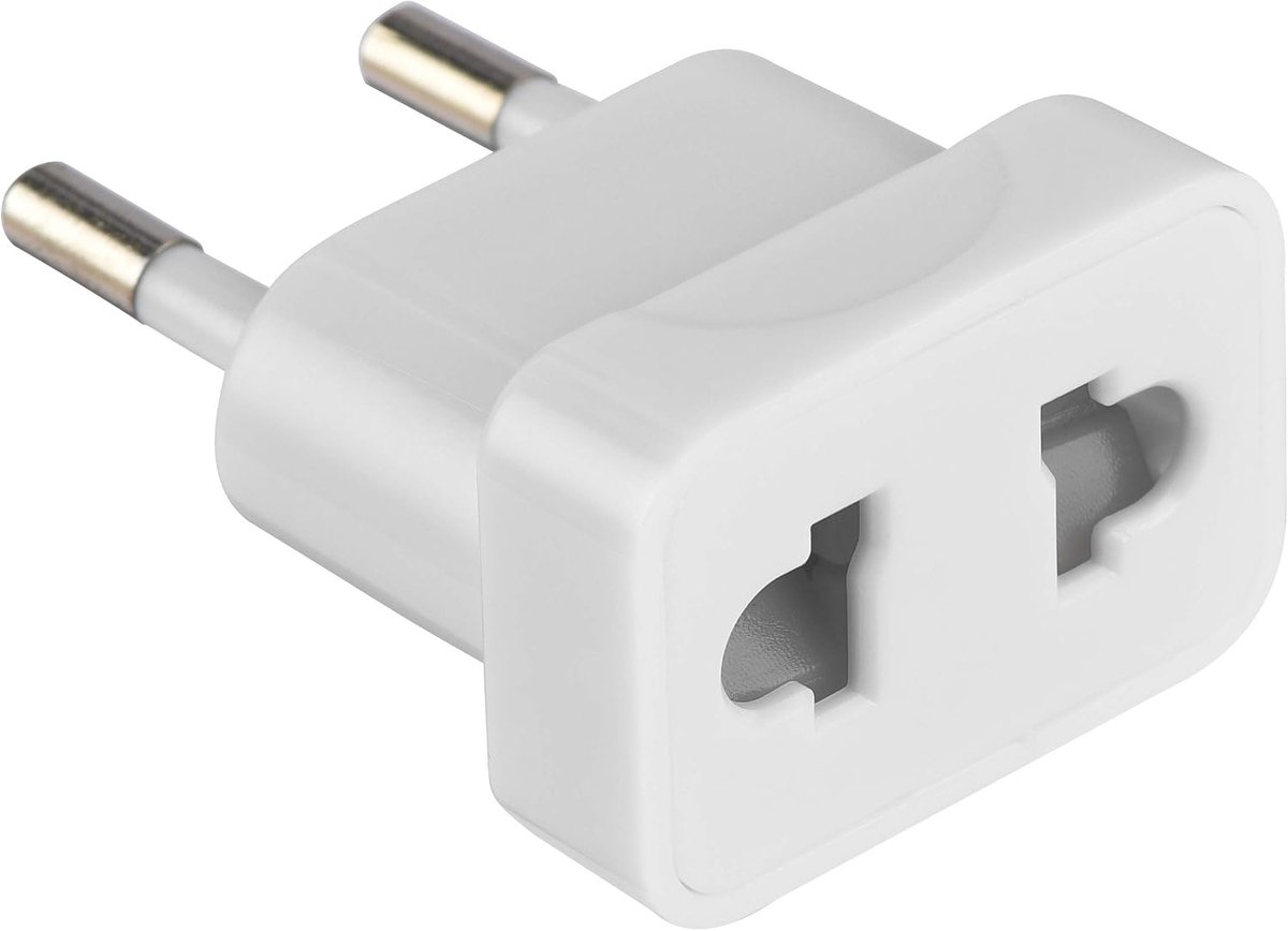 70046 Reisadapter Australië/USA naar Europa, wit