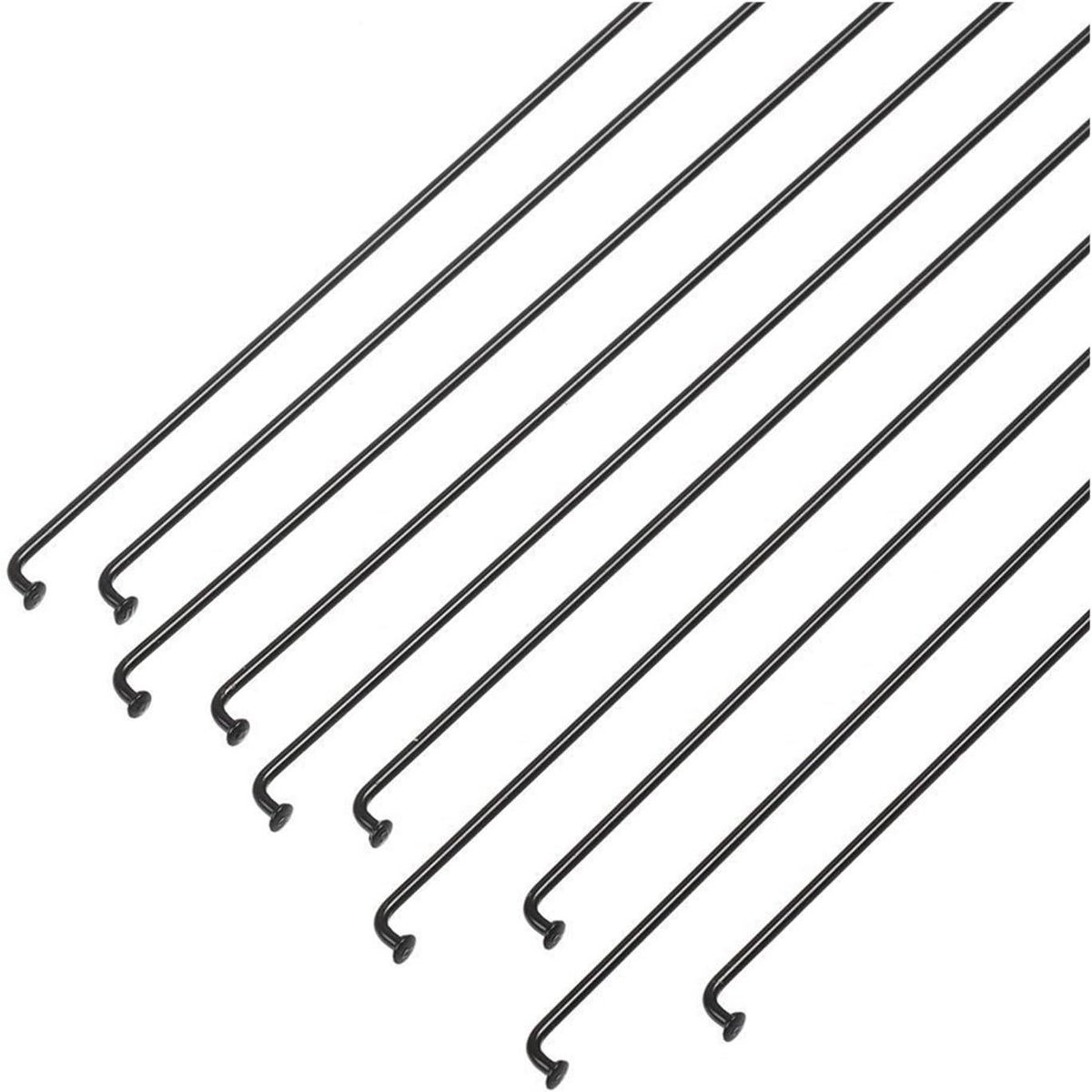 Fiets Spaken RVS - Vervangende spaken wielreparatie - Fietswiel repareren - Volledig roestvrij staal - 265 mm - Zwart