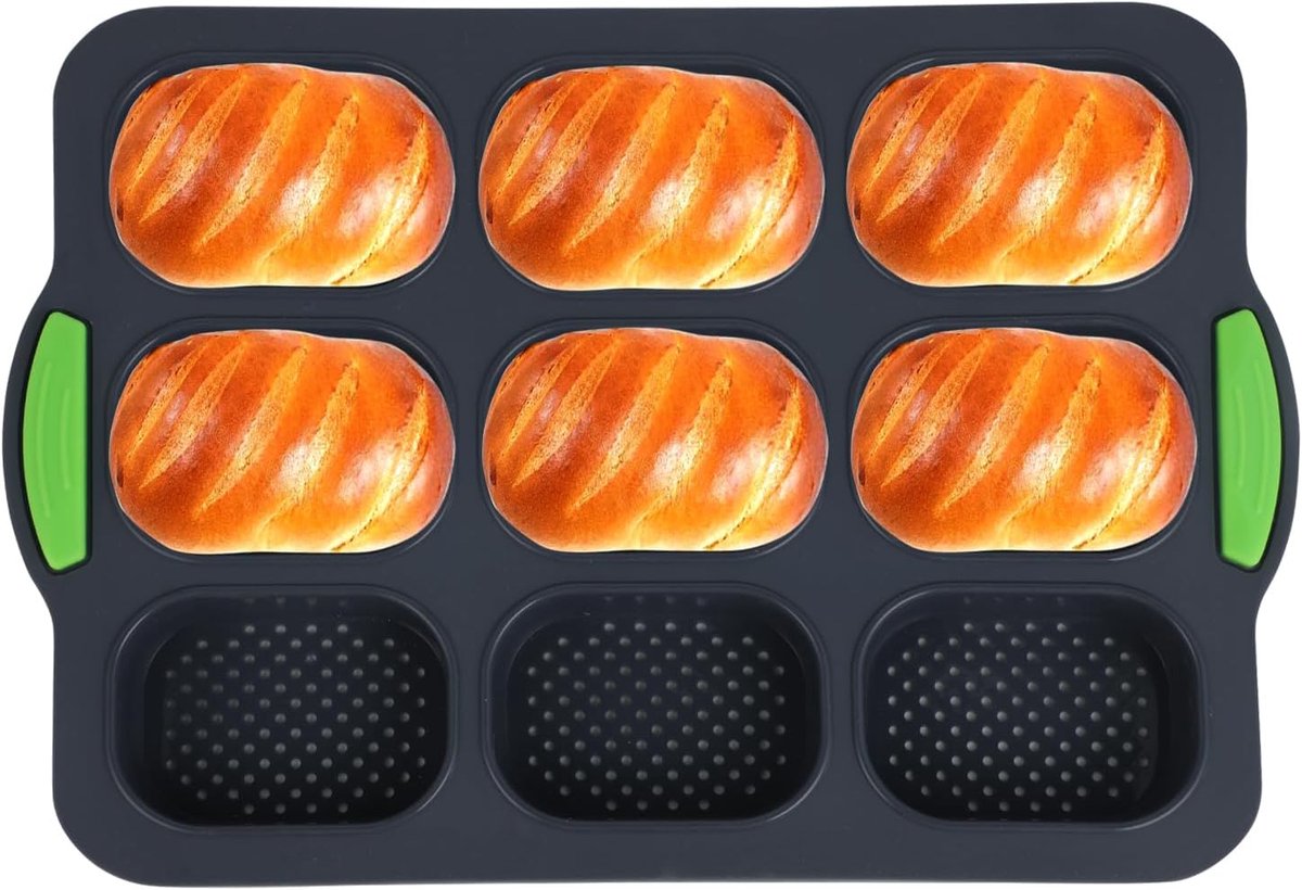 Siliconen baguette bakvorm – broodjesbakvorm – broodjesbakvormen –