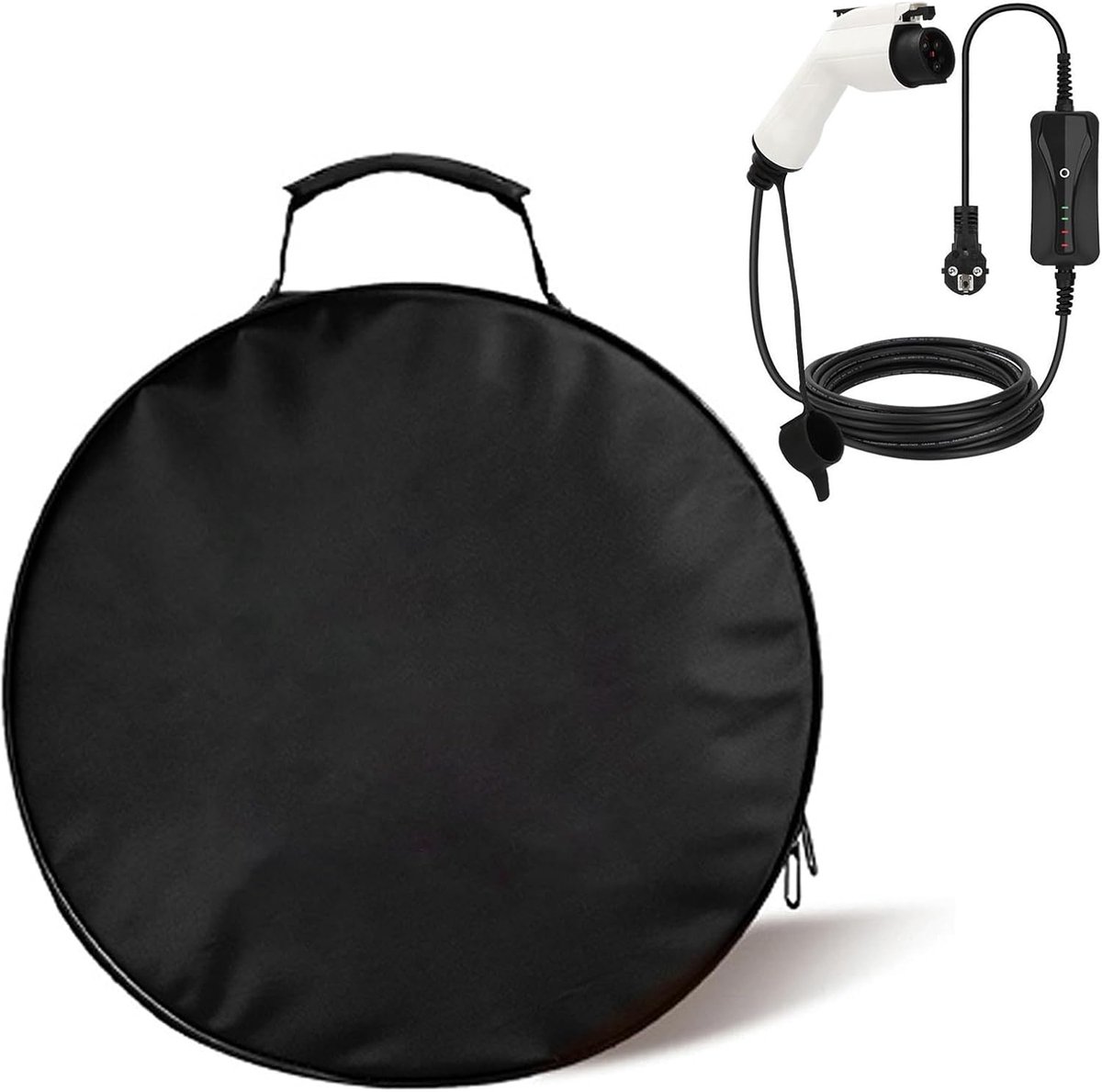 EV Kabeltas, oplaadtas, EV draagbare kabeltas, oplaadtas, tassen voor elektrische autokabel, voor kofferbak, camping, 36 x 8 cm