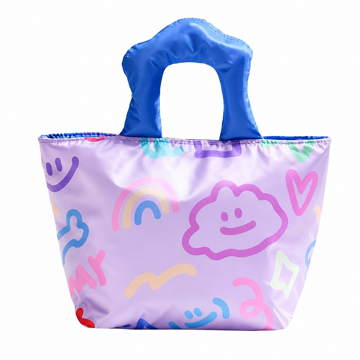 Bobypet - Geïsoleerde Koeltas en Lunchtas - Ultra Lichtgewicht 95g en Waterdicht - 5L Isoleertas met Dubbele Handgreep - Voor Werk, School en Picknick - Paars