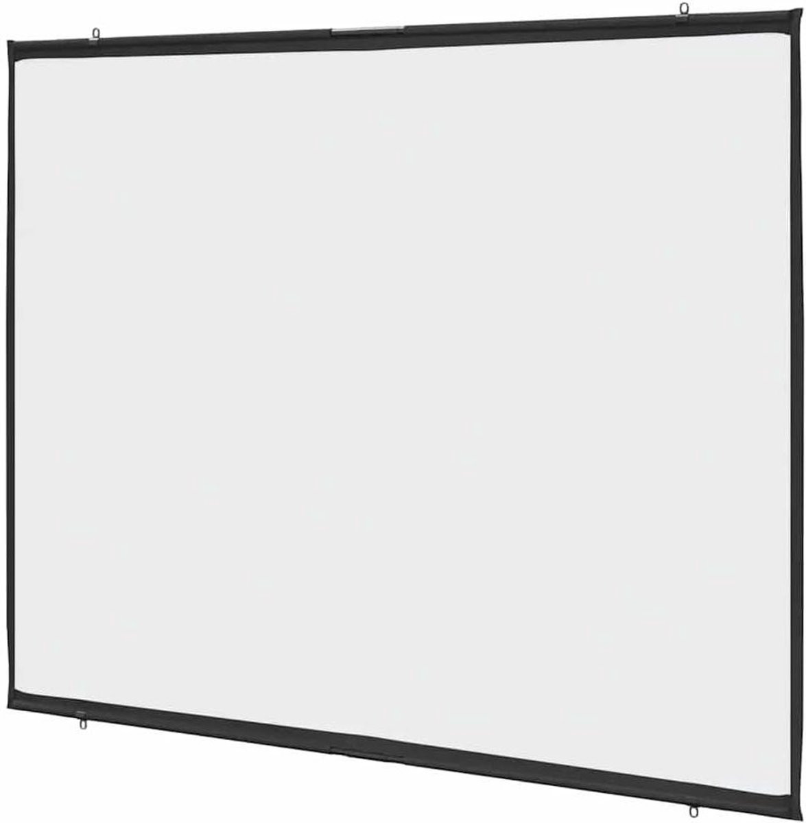 Beamer canvas - Projectiescherm wand - Thuisbioscoop presentaties - Gelijkmatige lichtverspreiding - 100 inch 4:3 - Mat wit