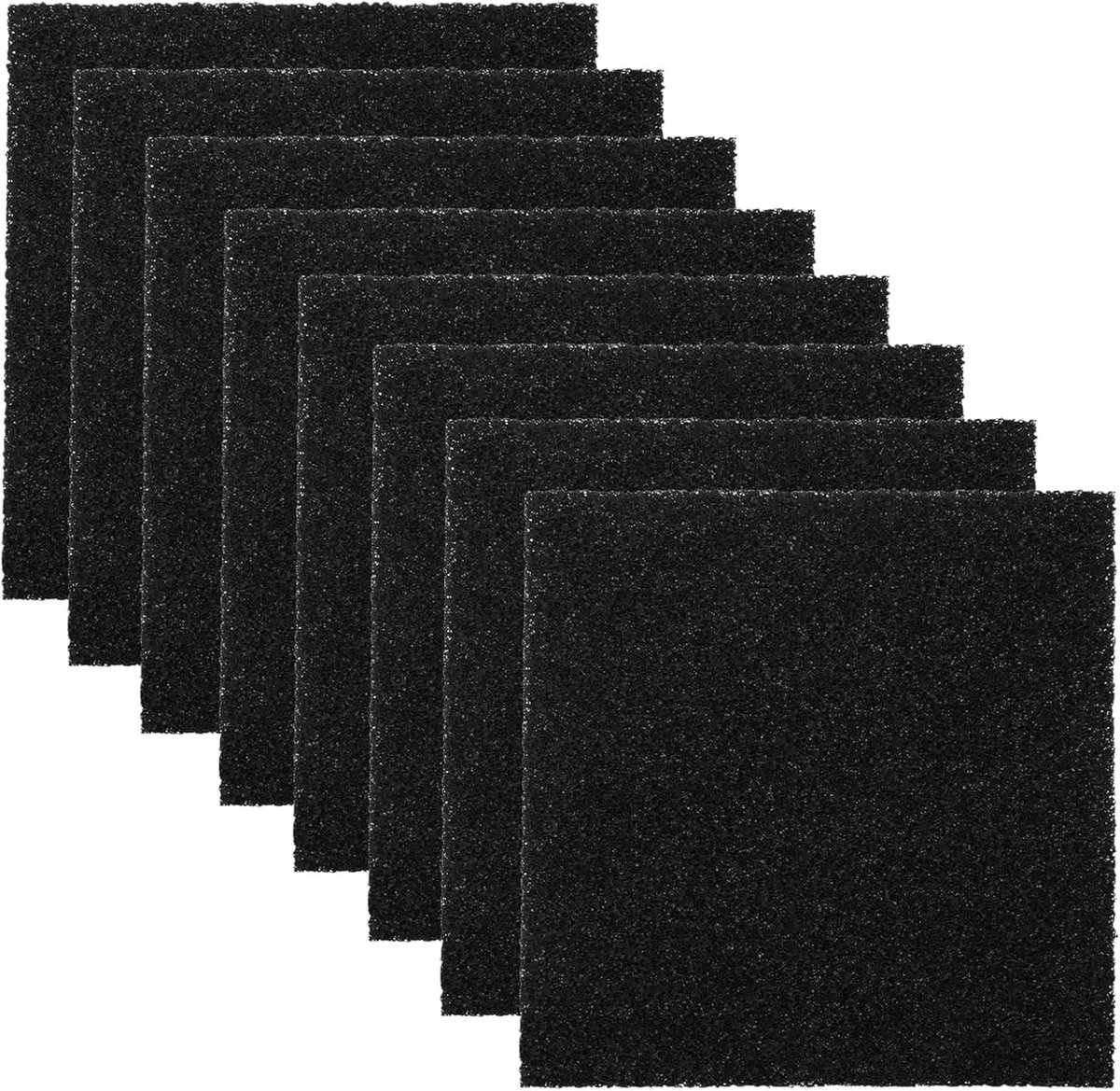 8 stuks filter compatibel met Joseph Joseph Caddy, geurfilter voor keuken compostbak voedselafval, vervangbare rechthoekige filters