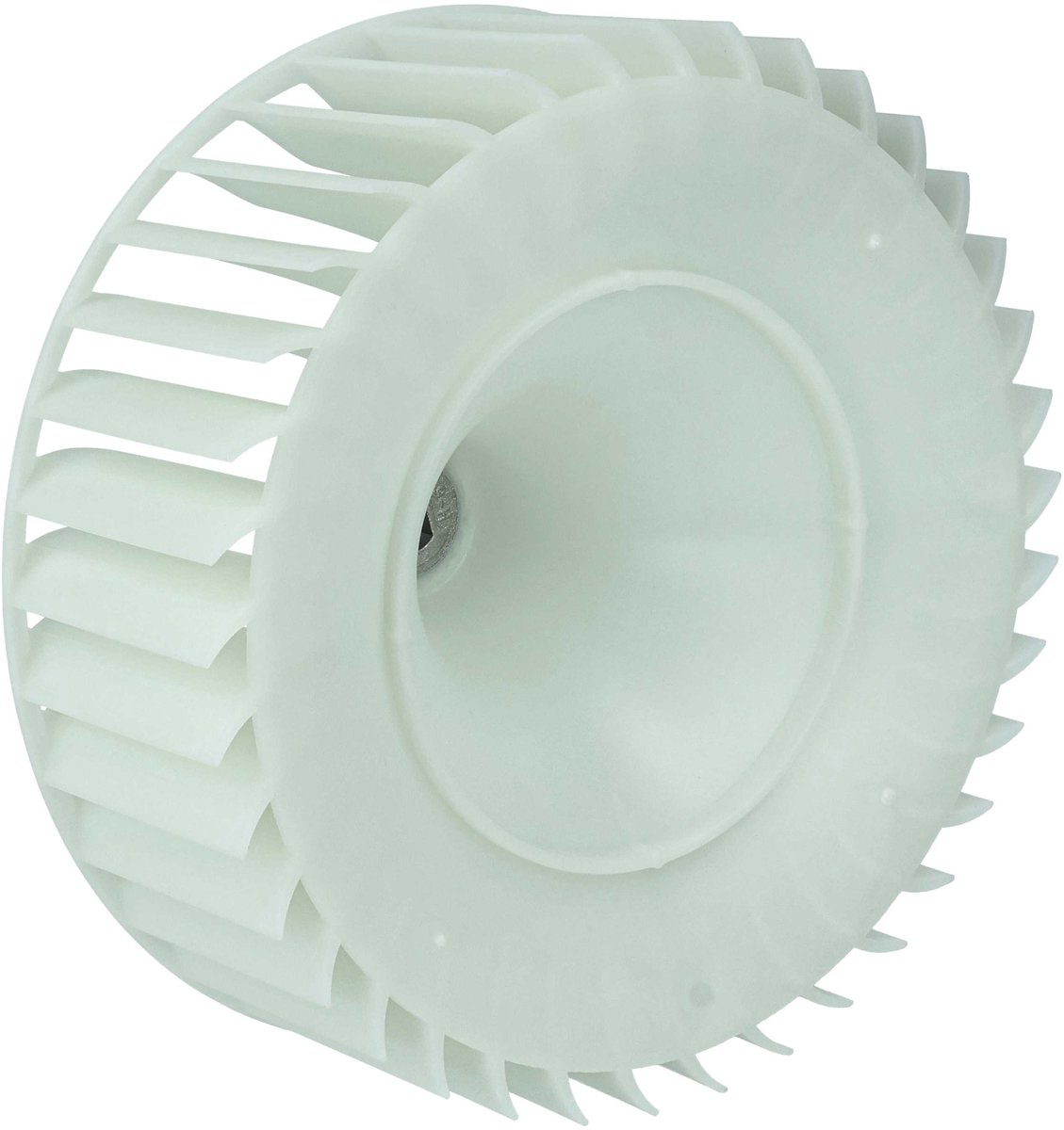 vhbw-ventilatorwiel, compatibel met Samsung DV90N62632W/UA, DV90N62632W/ET, DV90M8204AW/ET, DV90M6200CW/EN drogers, wasdrogers – 14,8 cm turbine wit