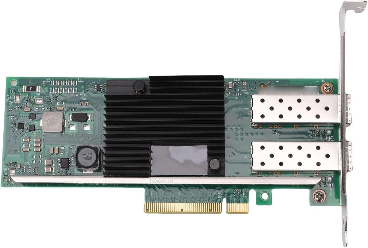 PCIe Netwerkkaart - Server Adapter Ethernet - Server Dataoverdracht - 10Gbps SFP+ Glasvezel - PCIe 3.0 x8 - N.v.t.