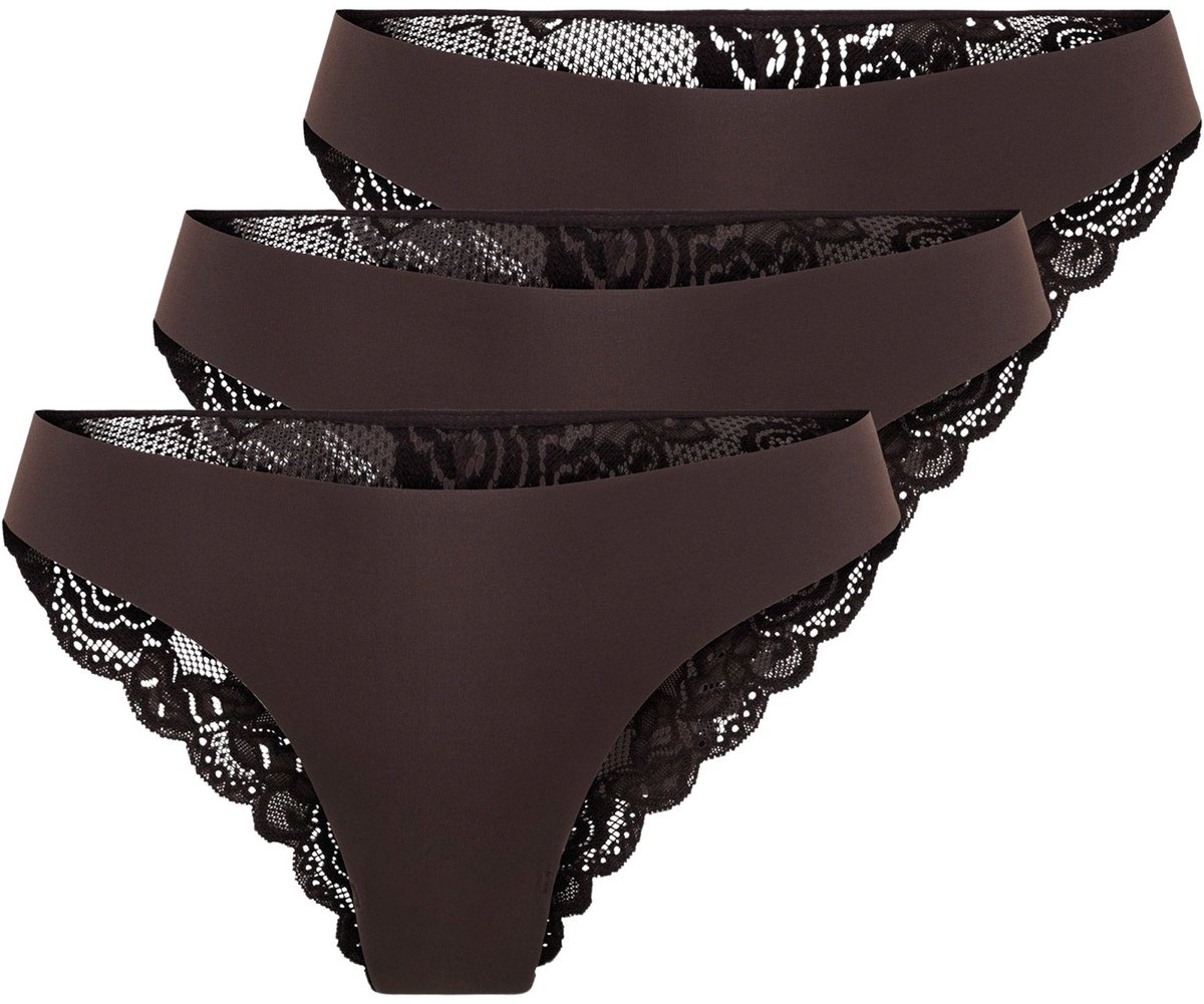 Only Chloe Lace Brazil Slips Dames (3-pack)