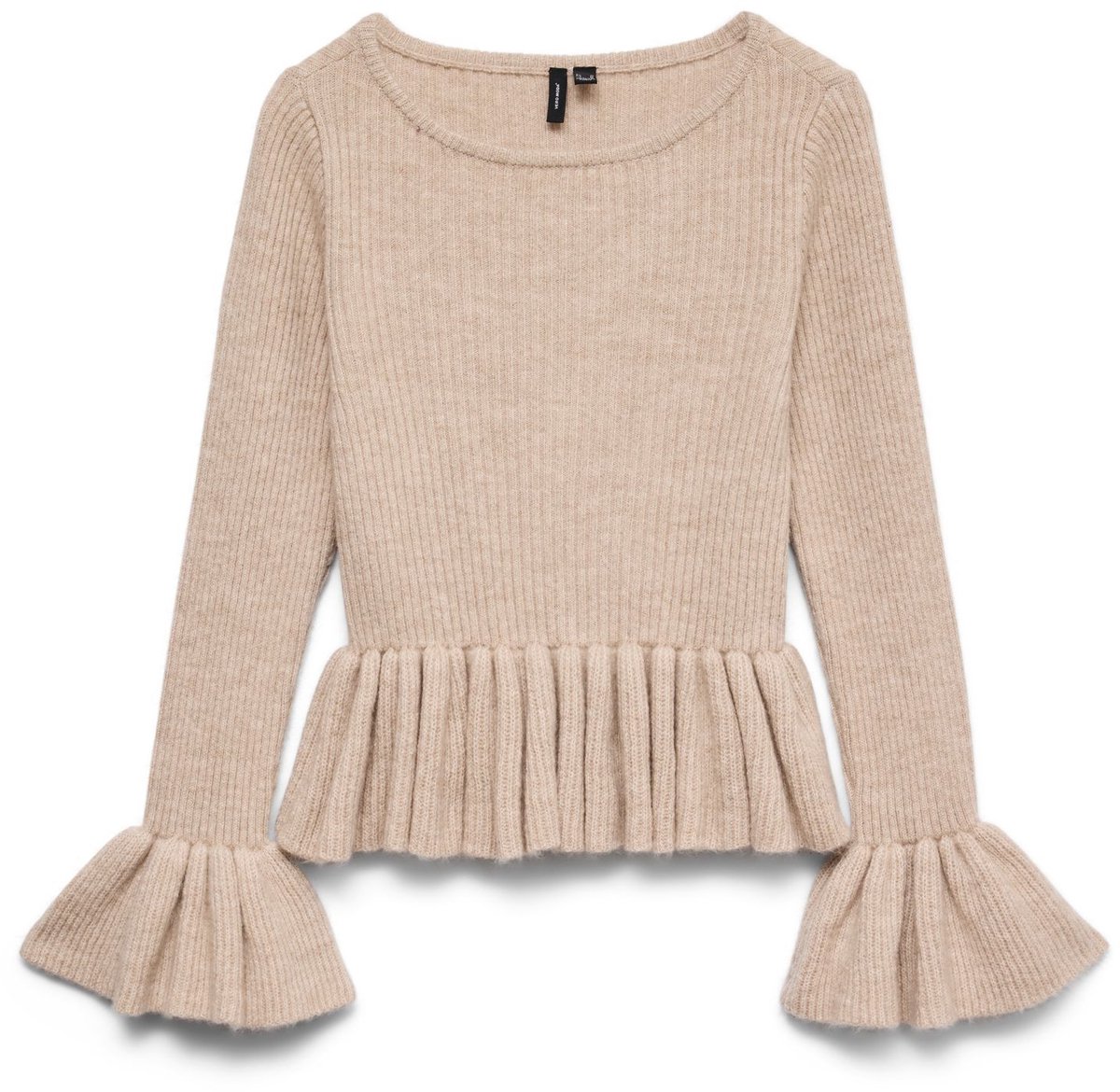 VERO MODA - VMGEORGIA LS FLARE KNIT PULLOVER EXP - Dames - Gebreide truien