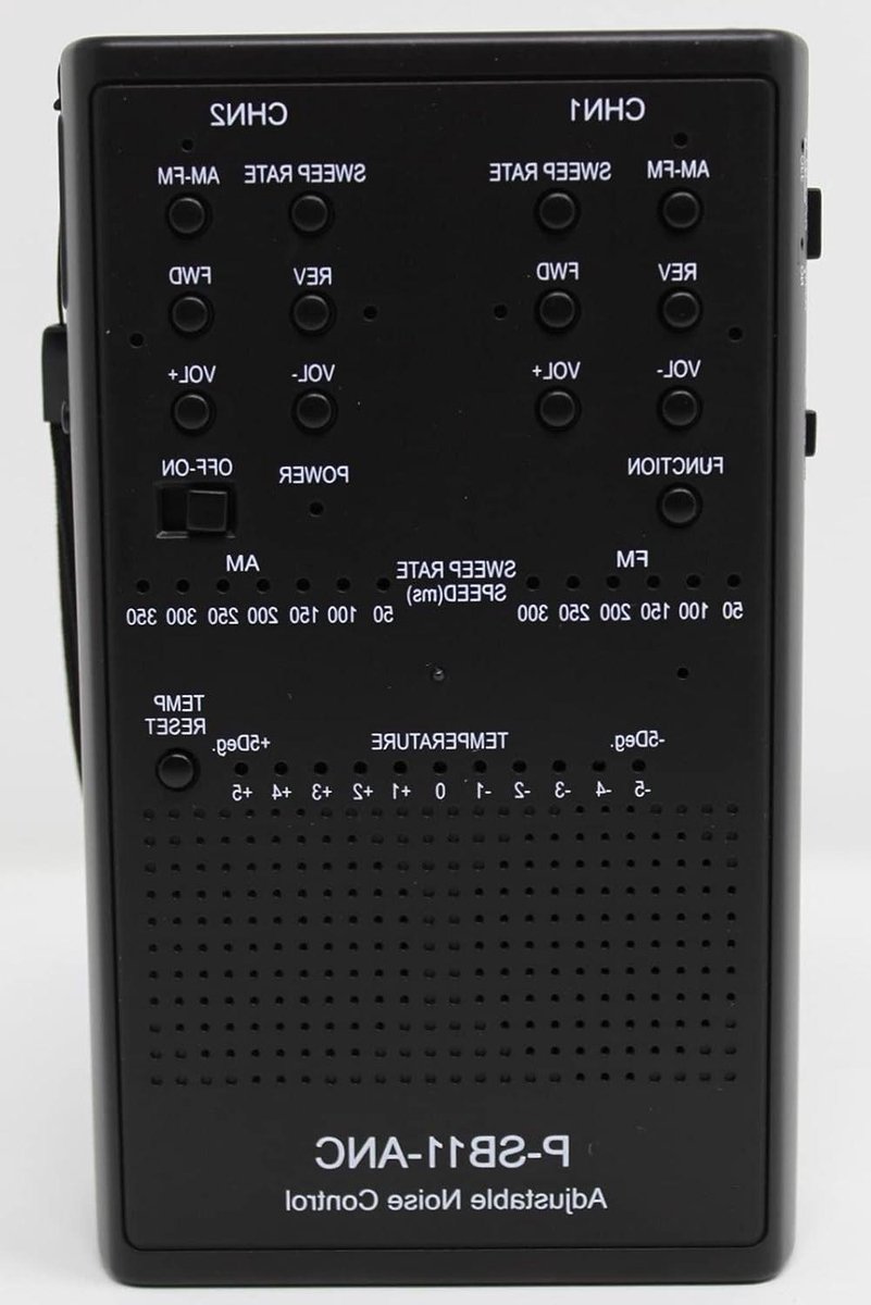 Spirit Box - Radio Scanner - Berichten Ontvangen - Verstelbare Ruiscontrole - 8 Ons - Zwart