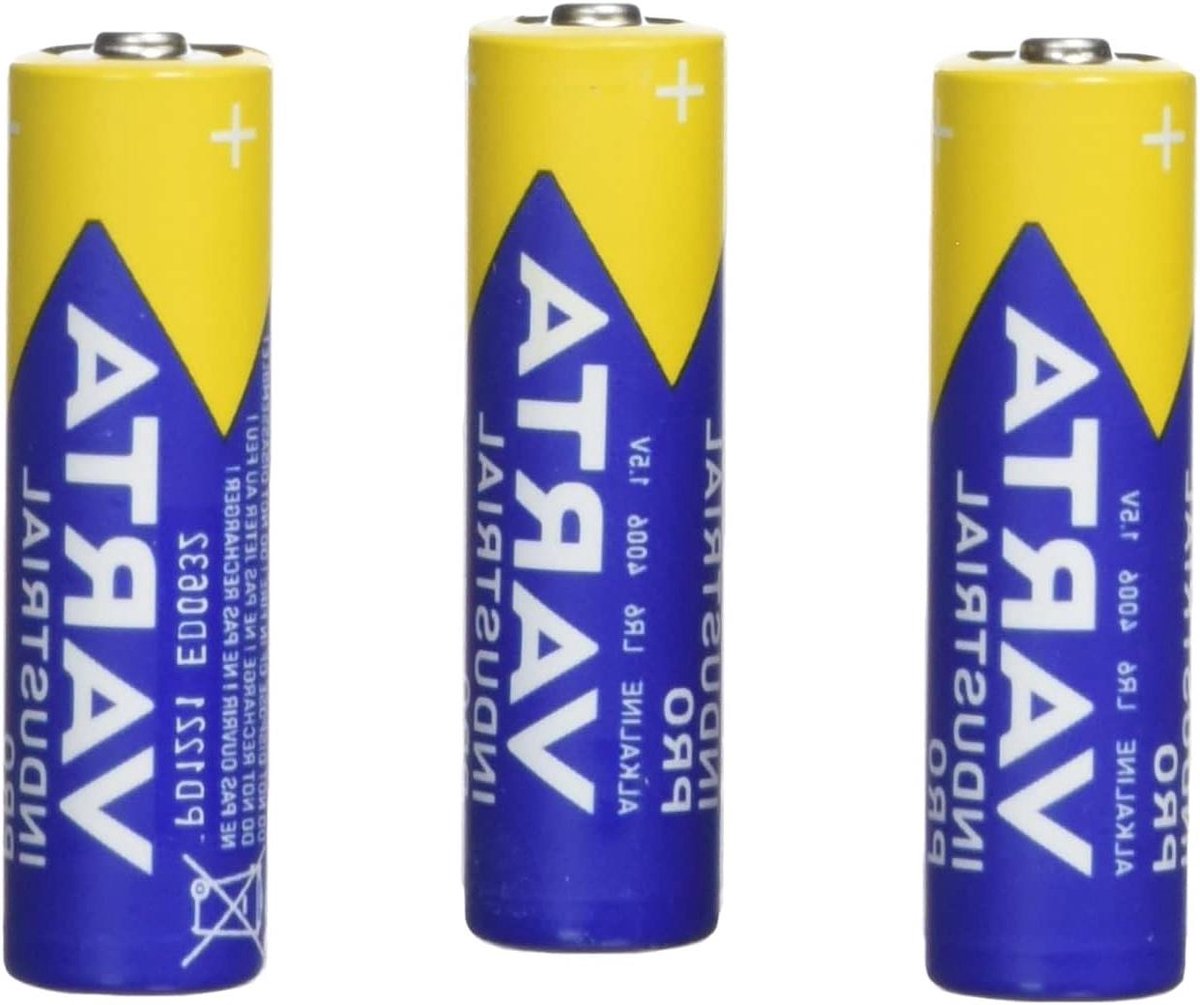 Alkaline Batterijen - AA Batterijen - Hoge Prestaties - Industriële Kwaliteit - 10 Stuks - Zwart