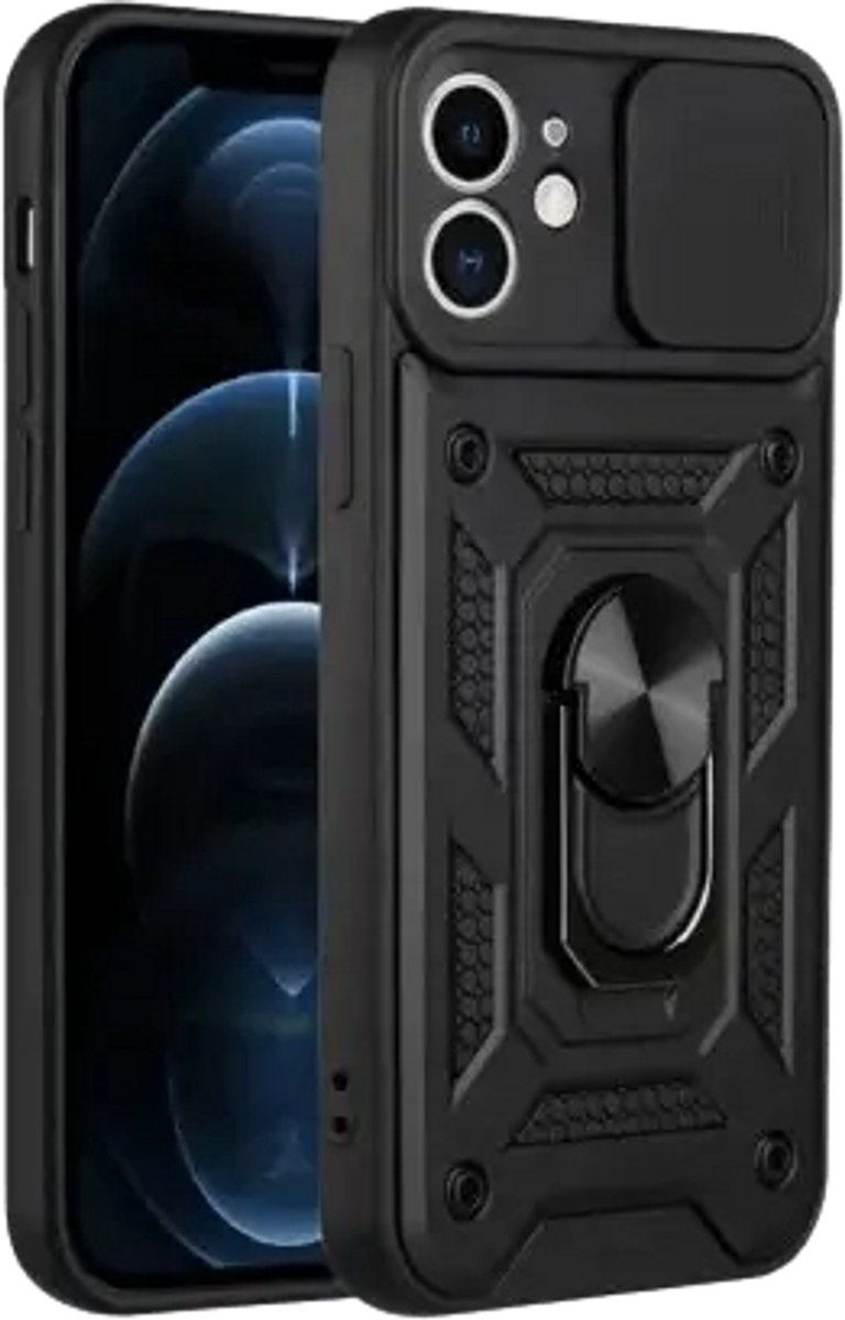 Defender Camerahoes Met Schuifsluiting Voor Samsung Galaxy M35 5G Met Magnetische Sluiting.