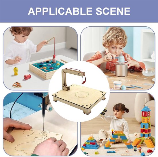 Elektrische Snijtafel - Schuimsnijder Draad - Educatief Speelgoed - Nauwkeurig Snijden - 20 x 20 x 14 cm - Niet gespecificeerd — afbeelding 3
