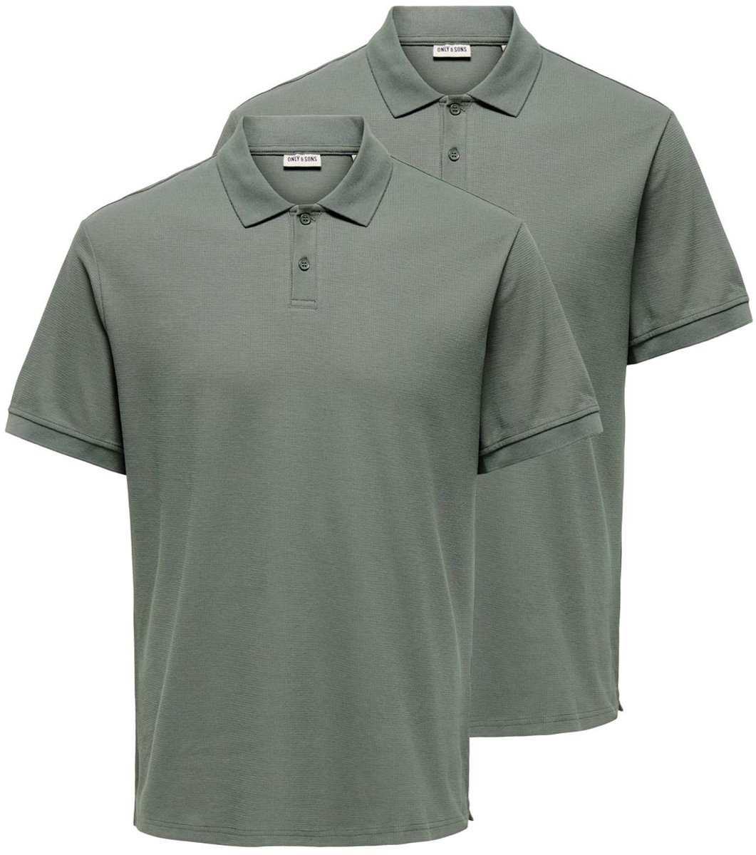 Only & Sons Heren poloshirt 2 pack Ben