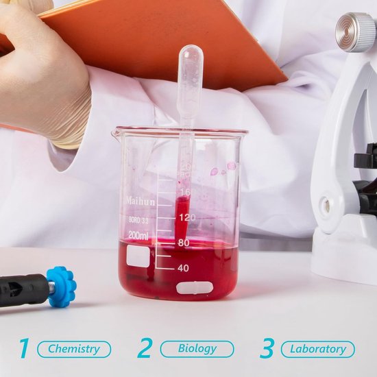 Magnetische Roerstaven - Laboratorium Roerstaafjes - Wetenschappelijk Mengen - Hittebestendig PTFE Gecoat - 20 Stuks - Wit — afbeelding 3