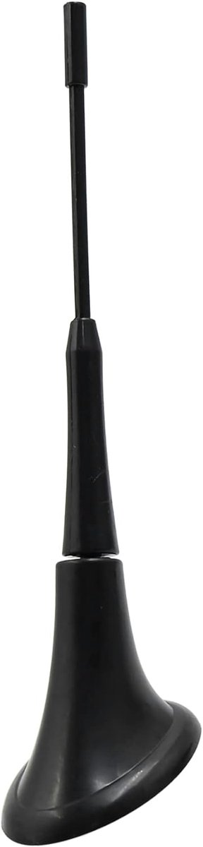 ABSOPRO Zelfklevende basis, decoratieve dummy-antenne, zwart