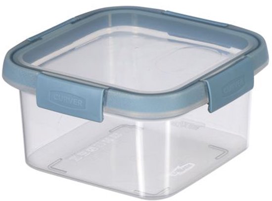 Curver Smart Fresh Eco Fresh conteneur avec couvercle - Rectangulaire - 1,2L - Transparent/Gris Fumé
