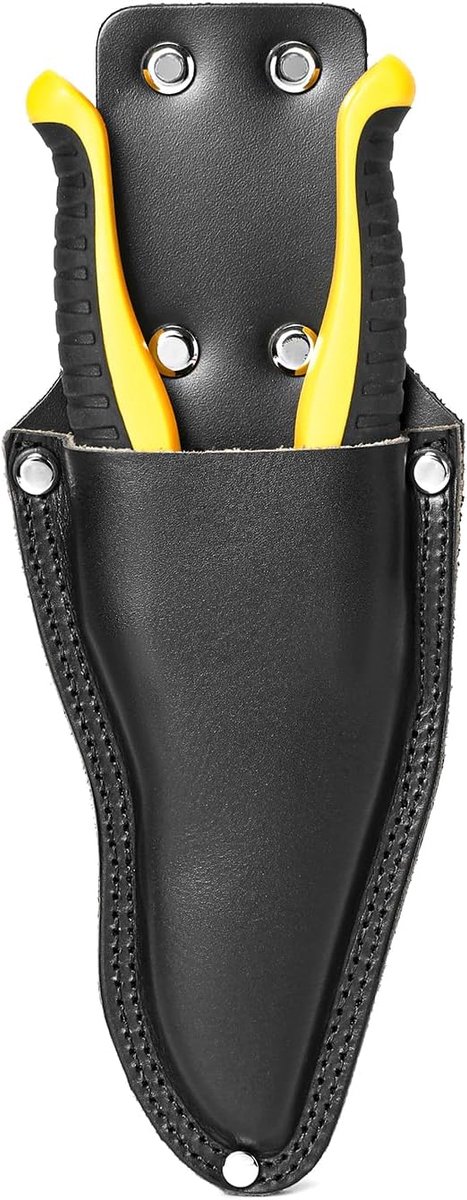 etui voor snoeischaar, echt lederen snoeischaar, lederen holster, gereedschapshouder, riemhouder voor riem, tas voor tang, schaar of tas voor tuinmessen