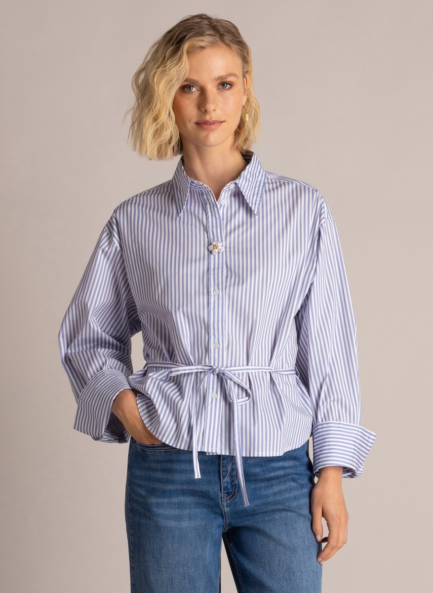 YEST Sona Tops - Morning Blue/Off Whi - maat 42