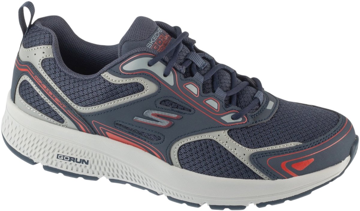 Skechers Go Run Consistent, Mannen, Marineblauw, Sneakers, maat: 42