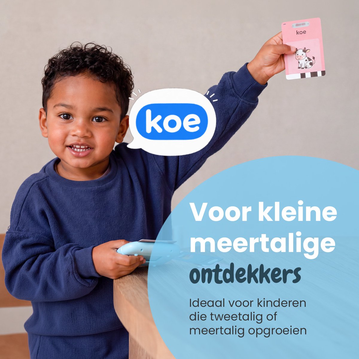 Beebie Babbels - De Taalbuddies Bundel Deal - 1x Blauwe Variant & 1x Roze variant - Educatief Speelgoed - Leer Nederlands - Montessori Speelgoed - Taalontwikkeling - Cognitieve Vaardigheden - Pratende Flitskaarten — afbeelding 8