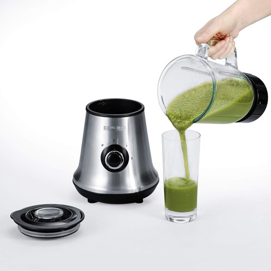 Multifunctionele Mixer - Smoothie Maker Keukenmixer - Gezonde Dranken Maken - 2-in-1 Functionaliteit - 16.5 x 16.5 x 37.5 cm — afbeelding 4
