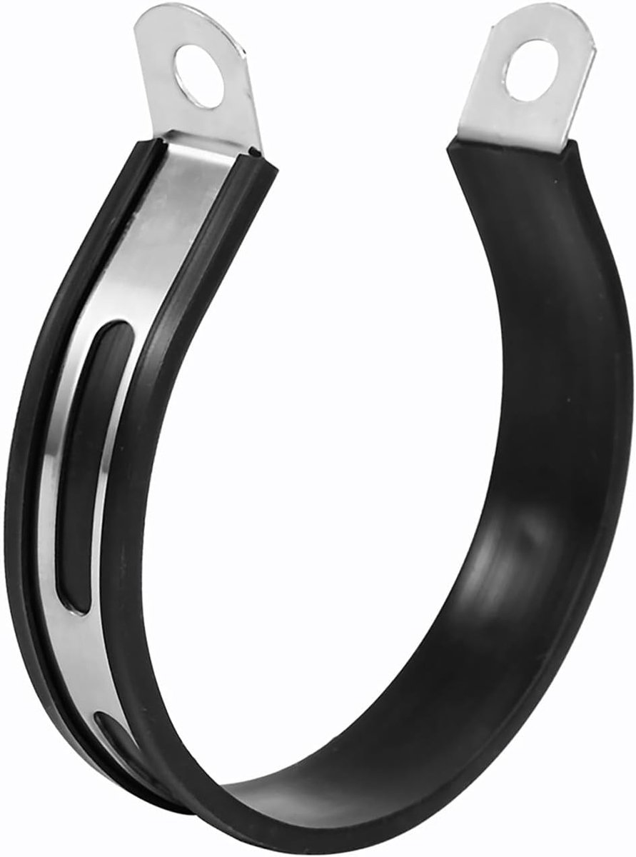 Uitlaat geluiddemper buisophanging beugel voor uitlaathanger beugel bromfiets 38 mm pit bike muffler atv klem 11 inch motorfiets uitlaat beugel uitlaat klem 100 mm quad 6 cm 120 mm Keenso