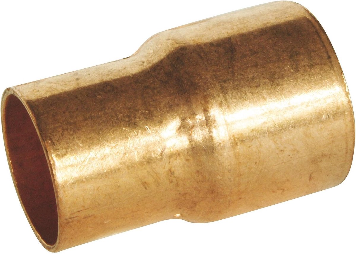 FOR YOU 3540730012456 VERDUCED huls als MF 22 18 2 Pocket koperen huls te lassen - Verminderde stekkerbus Ø22-18-Bag 2 delen, None