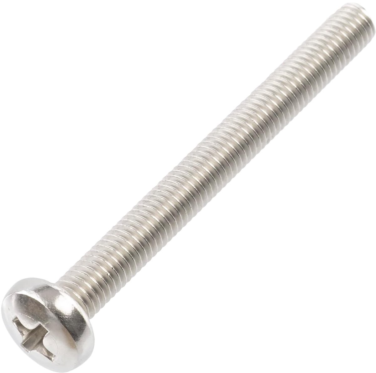 - C59789 - Set van 10 metalen schroeven met cilinderkop M5x50 mm met PH2 - verbindingsbouten - DIN 7985 - van roestvrij staal A2 - zilverkleurig