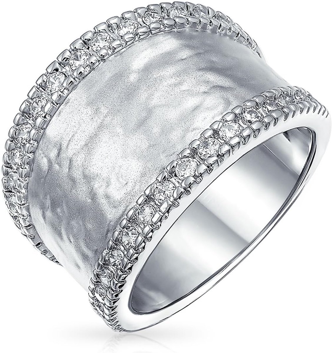 Jewelry geen rvs stempel messing round-shape Zirkonia
