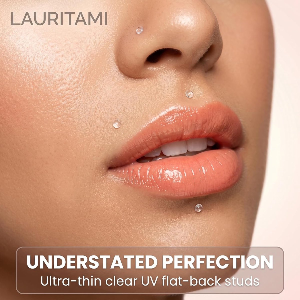 10 stuks 16G Clear Labret Studs Plastic Flat Top Lip Bar Retainers Clear Onzichtbare Helix Kraakbeen Oorbellen Tragus Stud 6mm 8mm 10mm 12mm voor Werk Chirurgie MRI School, voor Vrouwen