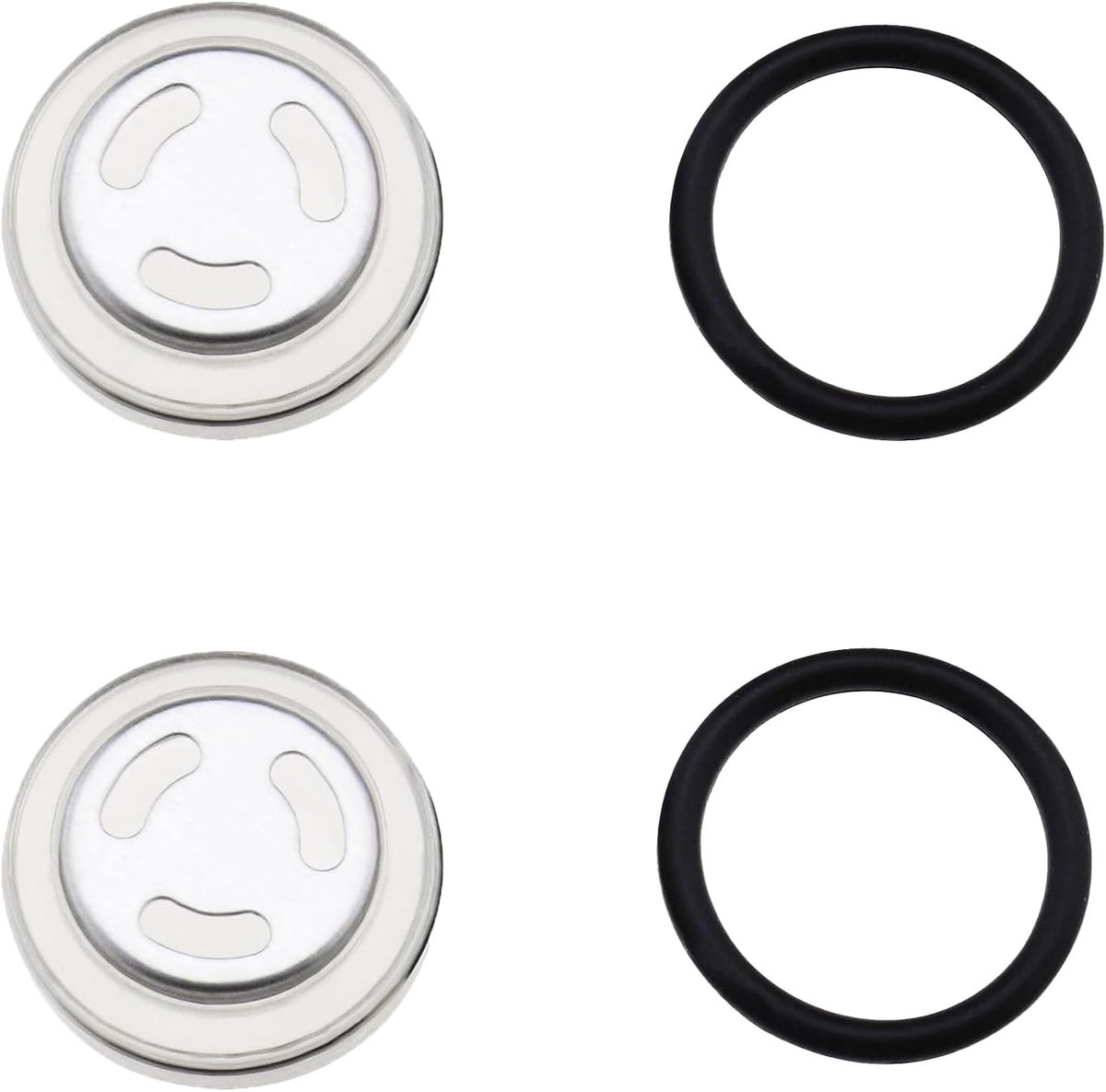2 sets 18 mm kijkglas afdichting, kijkglas afdichting voor motorfiets, afdichtingen en sluitringen, voor rempomp, rem master cilinderreservoir motorfiets (2 stuks)