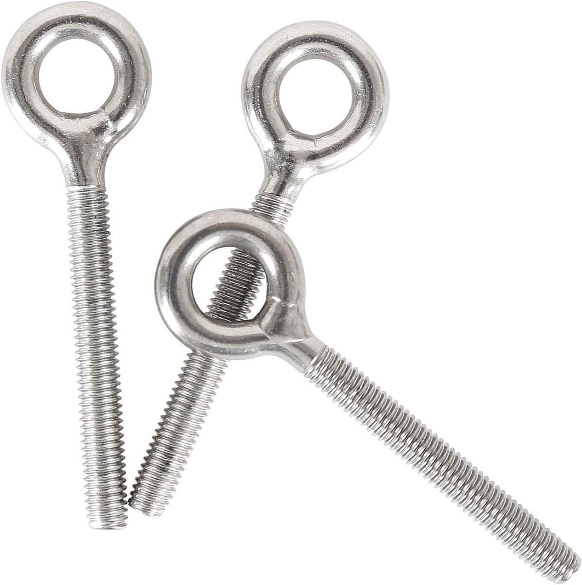 304 roestvrijstalen ringbouten, gesloten lasspoelschroef, draadstang, bouten, 5 stuks
