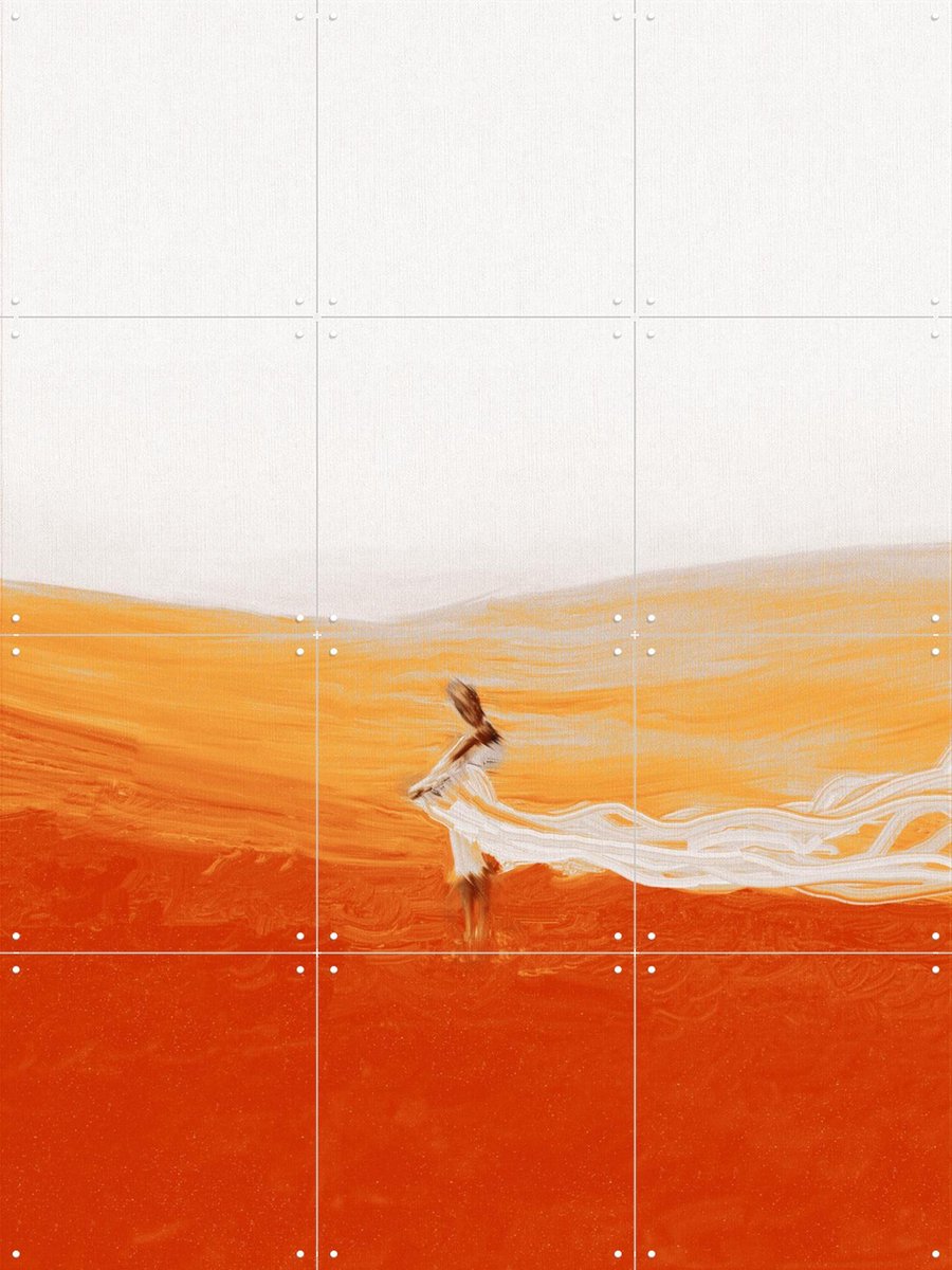 IXXI Weightless Solitude, Vineet Suresh - 60 x 80 cm - Gratis ophangtool - Grote wanddecoratie en posters - Impressionisme, Digitale Kunst, Abstract