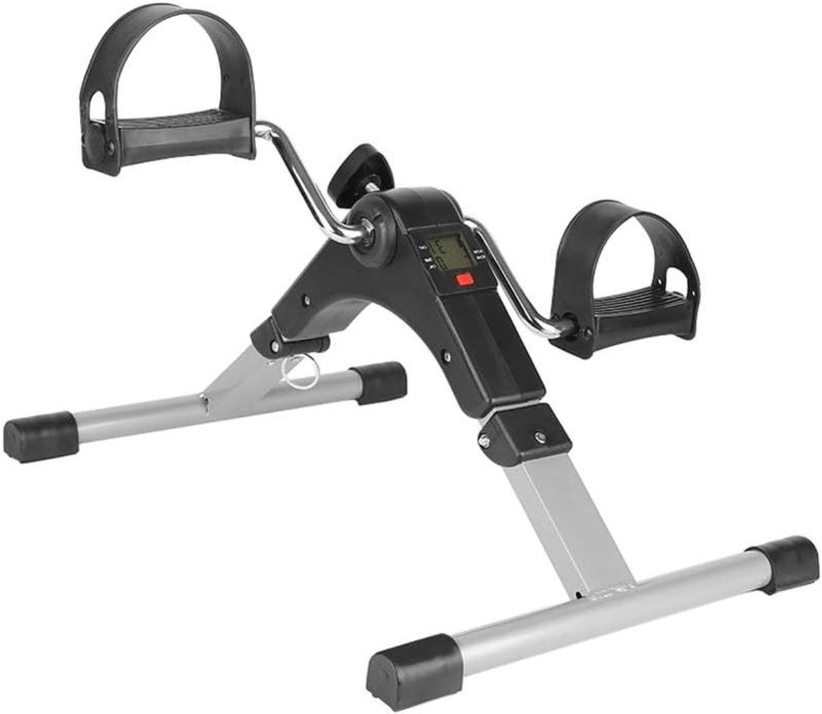 Stoelfiets Pedaaltrainer - Mini Bike - Thuis Trainen - Inklapbaar Ontwerp - 37x50x23.5cm - Zwart