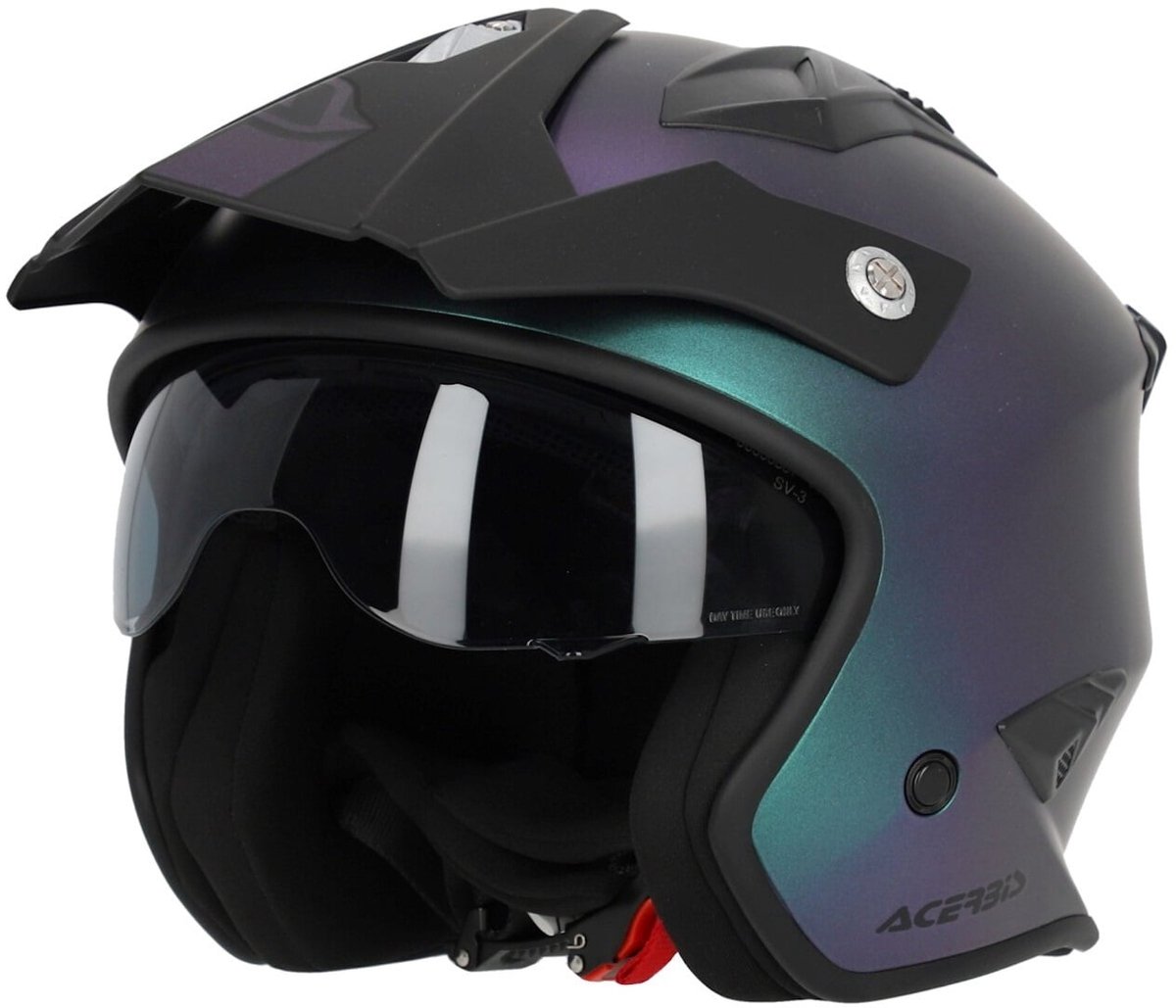 Acerbis Aria Metallic Mat Chameleon Jethelm - Helm