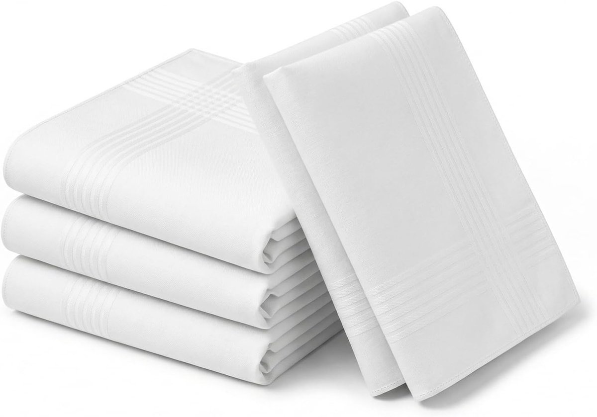Zakdoeken stoffen zakdoeken heren wit | Zakdoeken stof heren witte zakdoeken heren zakdoeken katoen pochet wit voor vrouwen mannen 38 x 38 cm