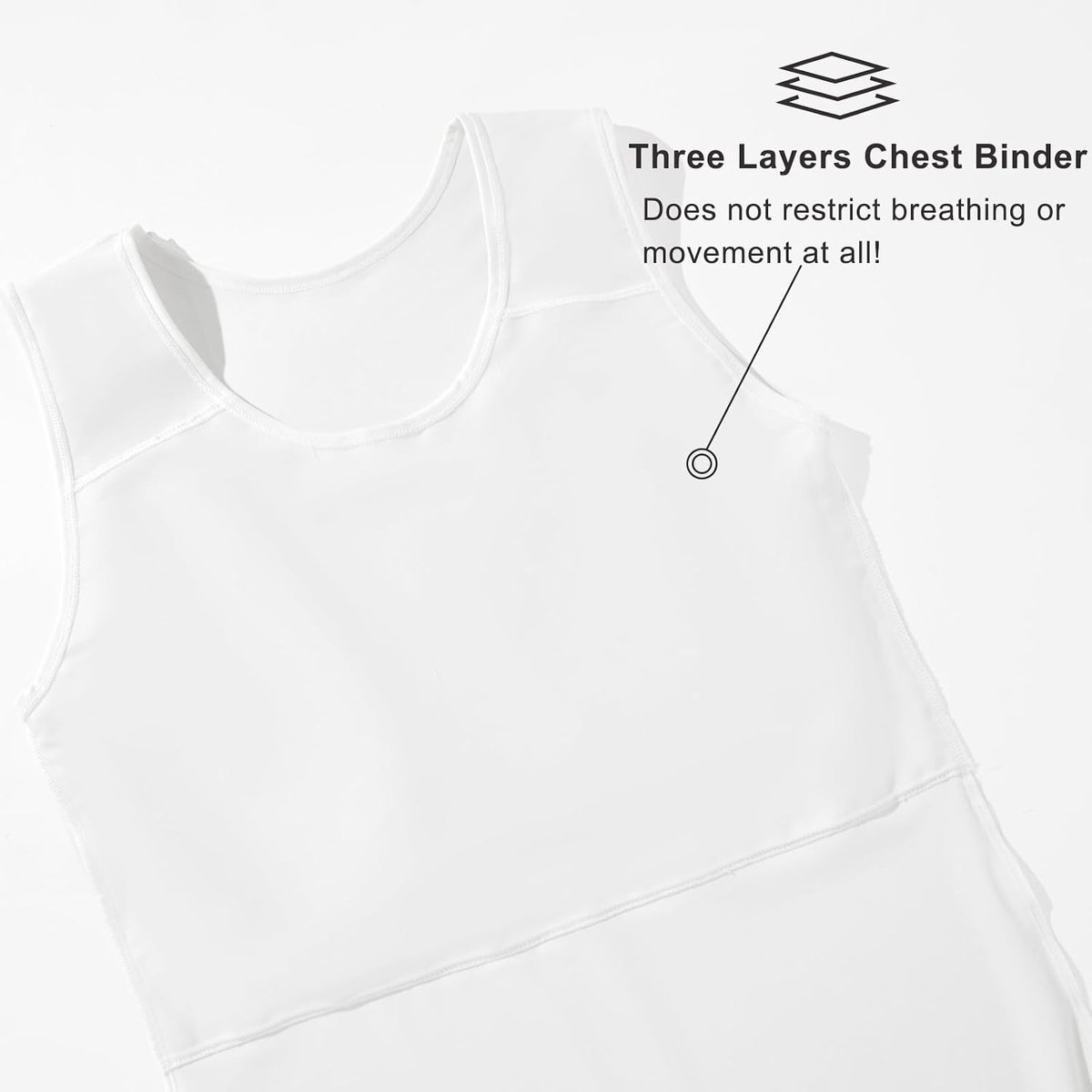 Borst Binder voor Transgender FTM Lange Trans Tank Binder Compression BH Voor Dames