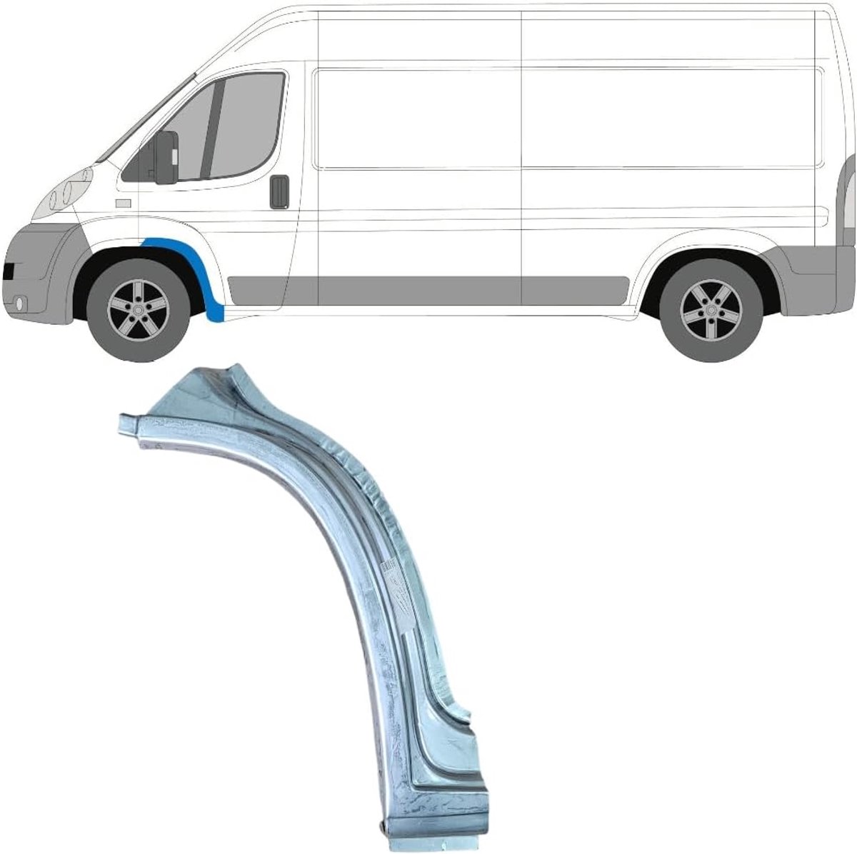 voorste spatbord voor Peugeot Boxer 2006-2025 / Links