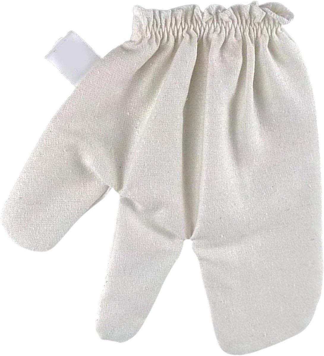 Handschoenen van ruwe zijde, massagehandschoen van ruwe zijde, lichaamspeelhandschoenen met elastische polsband, veilige pasvorm, verzorging en massage van de huid, peeling voor huidverzorging, thuis
