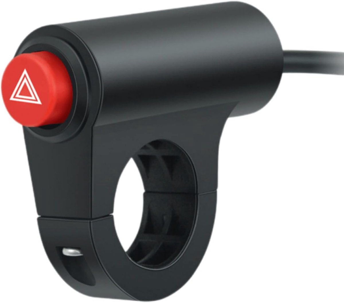 Lichtknop - 2,5 cm Koplampbediening, Aan Uit Stuur, Elektrisch Voertuig, Waterdichte Knop | Motorfiets Waarschuwingslichtbediening voor Scooter, Fiets, ATV Gebruik