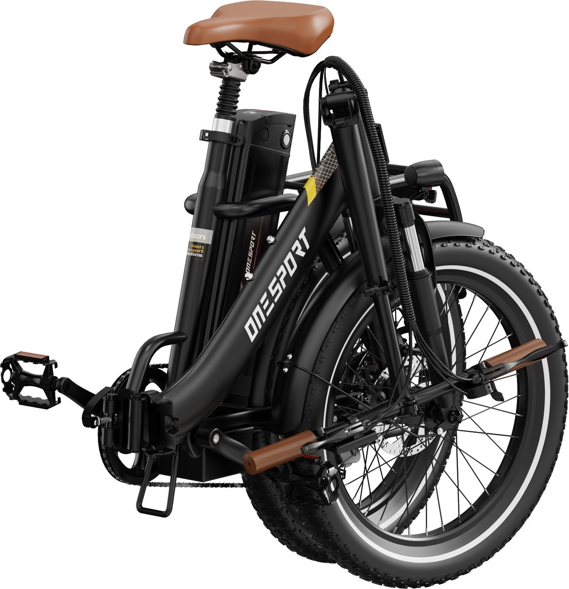 ONESPORT OT16Pro Elektrische Fiets - Opvouwbaar - 20×3.0 Inch Fatbike thumbnail 4